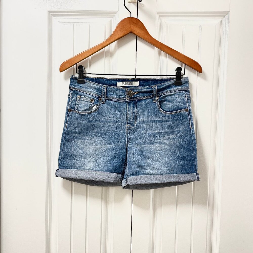 Bluenotes High-Rise Blue Denim Jean Shorts - Size 27